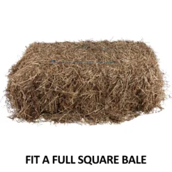 Dura-Tech® Full Bale Slow Feed Net Hay Bag - Durable Horse Hay Feeder - Large Capacity -Schneiders Shop 41680 feature b overlay