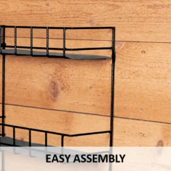 Easy-Up® 3 Tier Wire Basket Rack | Durable Horse Grooming Organizer | Australian Made -Schneiders Shop 41701 feature d overlay