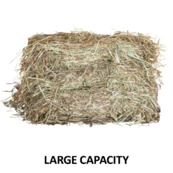 Dura-Tech® Easy Open 1.25" Slow Feed Knotless Hay Net - Durable Equine Hay Feeder -Schneiders Shop 41816 feature d overlay