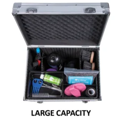 Dura-Tech® Locking Aluminum Grooming Box - Premium Horse Grooming Storage Solution -Schneiders Shop 41845 feature b overlay