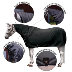 Dura-Tech® SmartFleece Anti-Stick Contour Cooler - Premium Horse Cooler Blanket for Show & Training