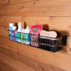 Easy-Up® Pro Mounted Wall Basket | Durable Horse Grooming Tote for Equestrian Care -Schneiders Shop 42425 alt c