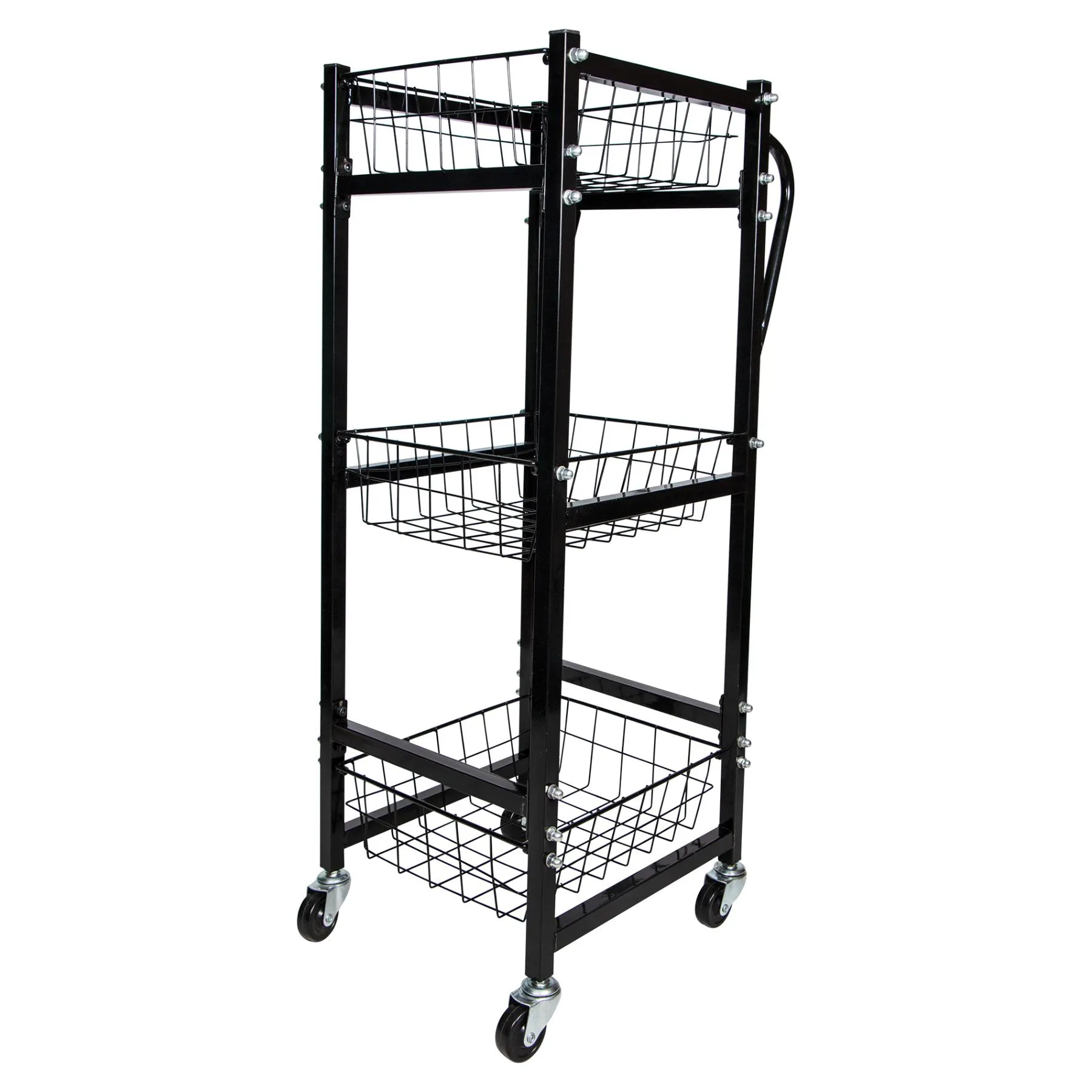 Easy-Up® Rolling 3-Basket Cart | Premium Horse Grooming Organizer | Mobile Storage Solution for Equestrians 1 Easy-Up® Rolling 3-Basket Cart | Premium Horse Grooming Organizer | Mobile Storage Solution for Equestrians