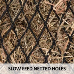 Dura-Tech® Large Slow Feed Net Hay Bag - Heavy Duty Horse Hay Feeder -Schneiders Shop 42590 feature c overlay