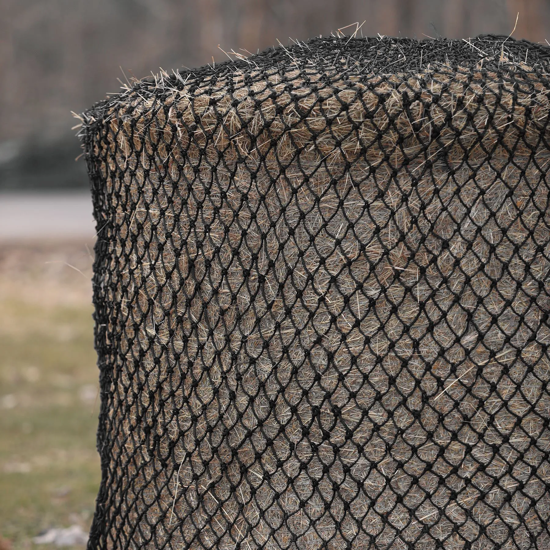 Dura-Tech® Large Slow Feed Round Bale Hay Net - Durable & Efficient Feeding Solution 3 Dura-Tech® Large Slow Feed Round Bale Hay Net - Durable & Efficient Feeding Solution - Image 3