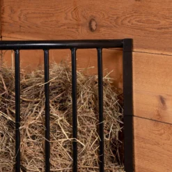 Easy-Up® Corner Floor Hay Rack - No Lid | Durable Hay Feeder for Horses & Livestock -Schneiders Shop 42662 alt b