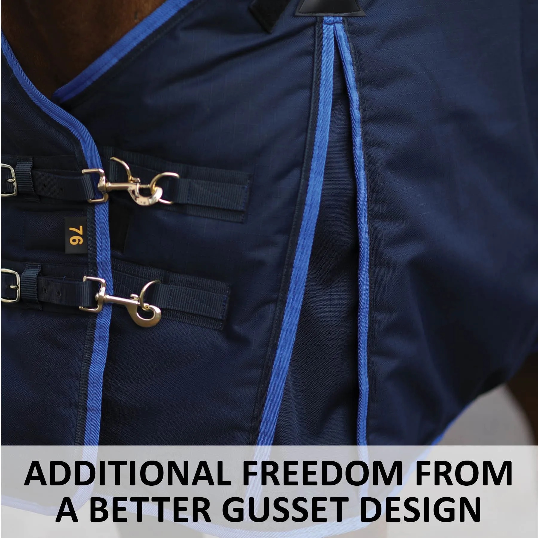 ARMORFlex® Challenger VTEK® Wither Relief Adjusta-Fit® 220g Medium Weight Youngster Turnout Blanket - Waterproof Horse Blanket for Comfort & Durability 12 ARMORFlex® Challenger VTEK® Wither Relief Adjusta-Fit® 220g Medium Weight Youngster Turnout Blanket - Waterproof Horse Blanket for Comfort & Durability - Image 12