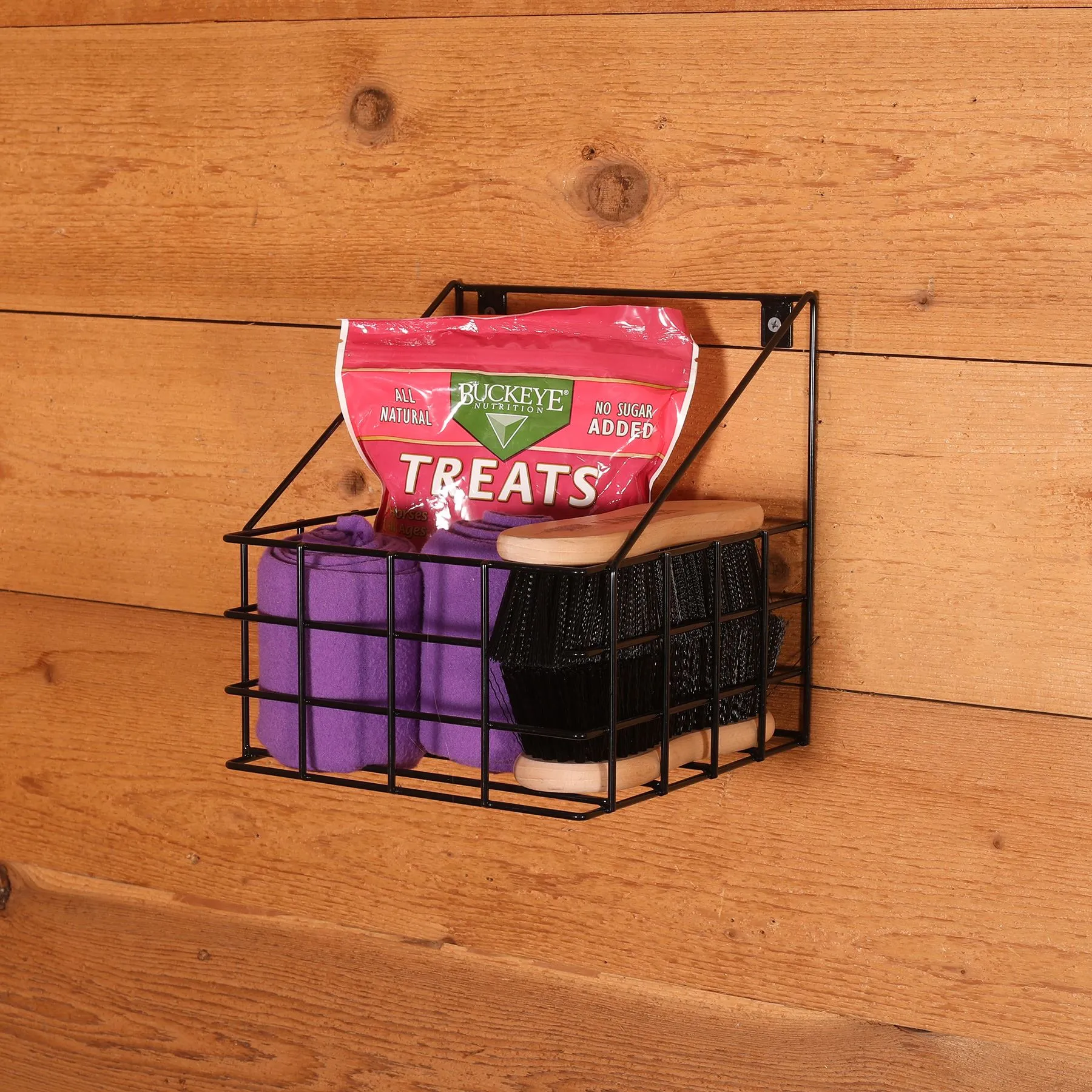 Easy-Up® Mounted Stall Basket | Durable Horse Grooming Organizer 2 Easy-Up® Mounted Stall Basket | Durable Horse Grooming Organizer - Image 2