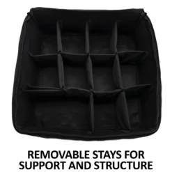 Dura-Tech EZ Store Stackable Tote - Premium Equestrian & Stable Storage Bag -Schneiders Shop 43081 feature d overlay