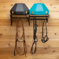 Easy-Up® Pro Series Mounted Shelf With Adjustable Hanging Bars - Premium Horse Grooming Organiser 17 Easy-Up® Pro Series Mounted Shelf With Adjustable Hanging Bars - Premium Horse Grooming Organiser -Schneiders Shop 43150 alt f