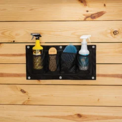 Dura-Tech® Mounted 3-Pocket Storage Organizer for Horse Grooming | Durable & Convenient -Schneiders Shop 43522 alt b