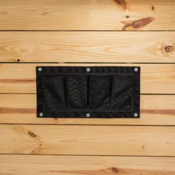 Dura-Tech® Mounted 3-Pocket Storage Organizer for Horse Grooming | Durable & Convenient -Schneiders Shop 43522 black