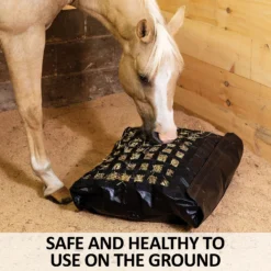 Dura-Tech® Slow Feed Grazer Hay Bag - Premium Horse Hay Feeder for Efficient Grazing -Schneiders Shop 43604 feature b overlay