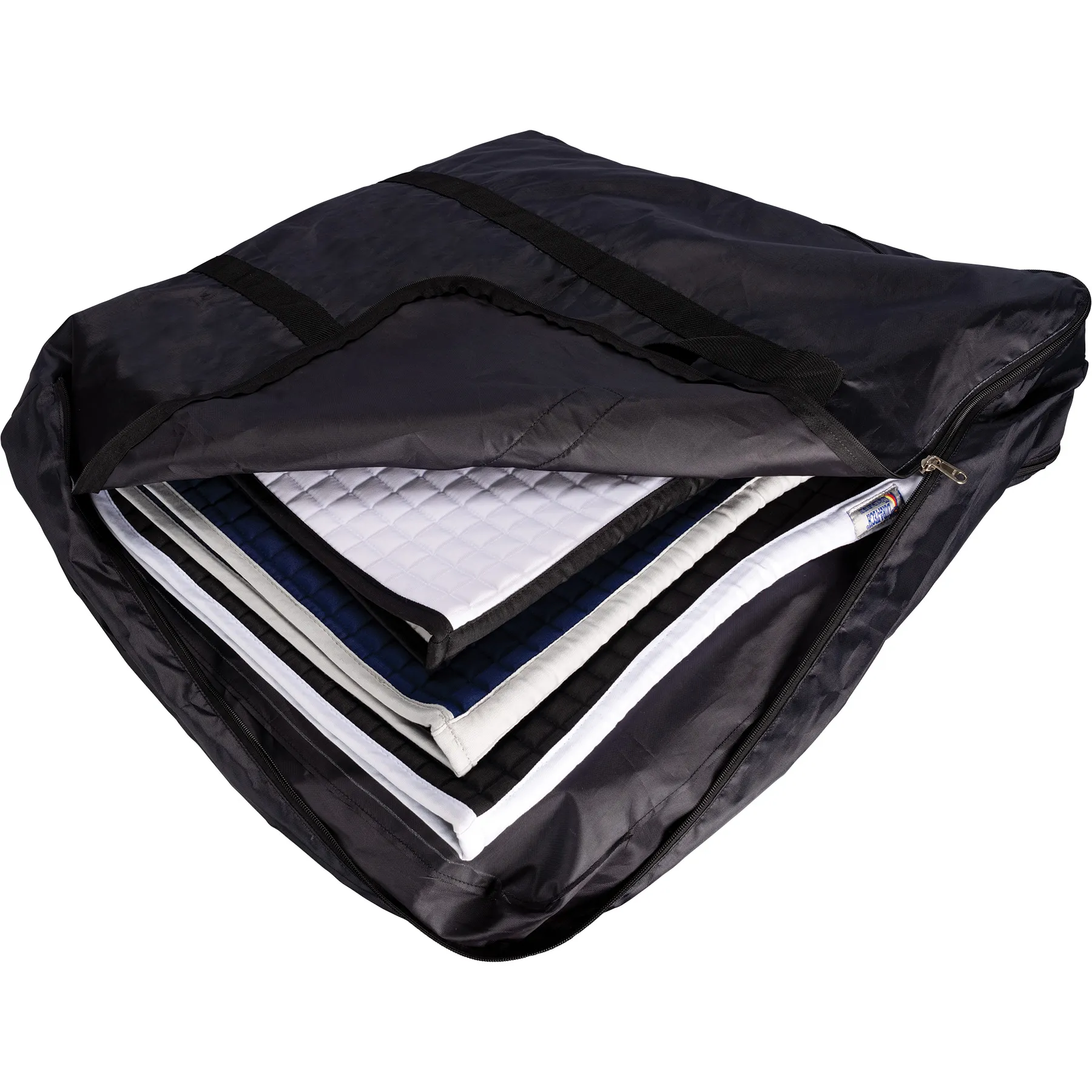 Dura-Tech® Multi-Compartment English Saddle Pad Bag | Premium Equestrian Storage 1 Dura-Tech® Multi-Compartment English Saddle Pad Bag | Premium Equestrian Storage