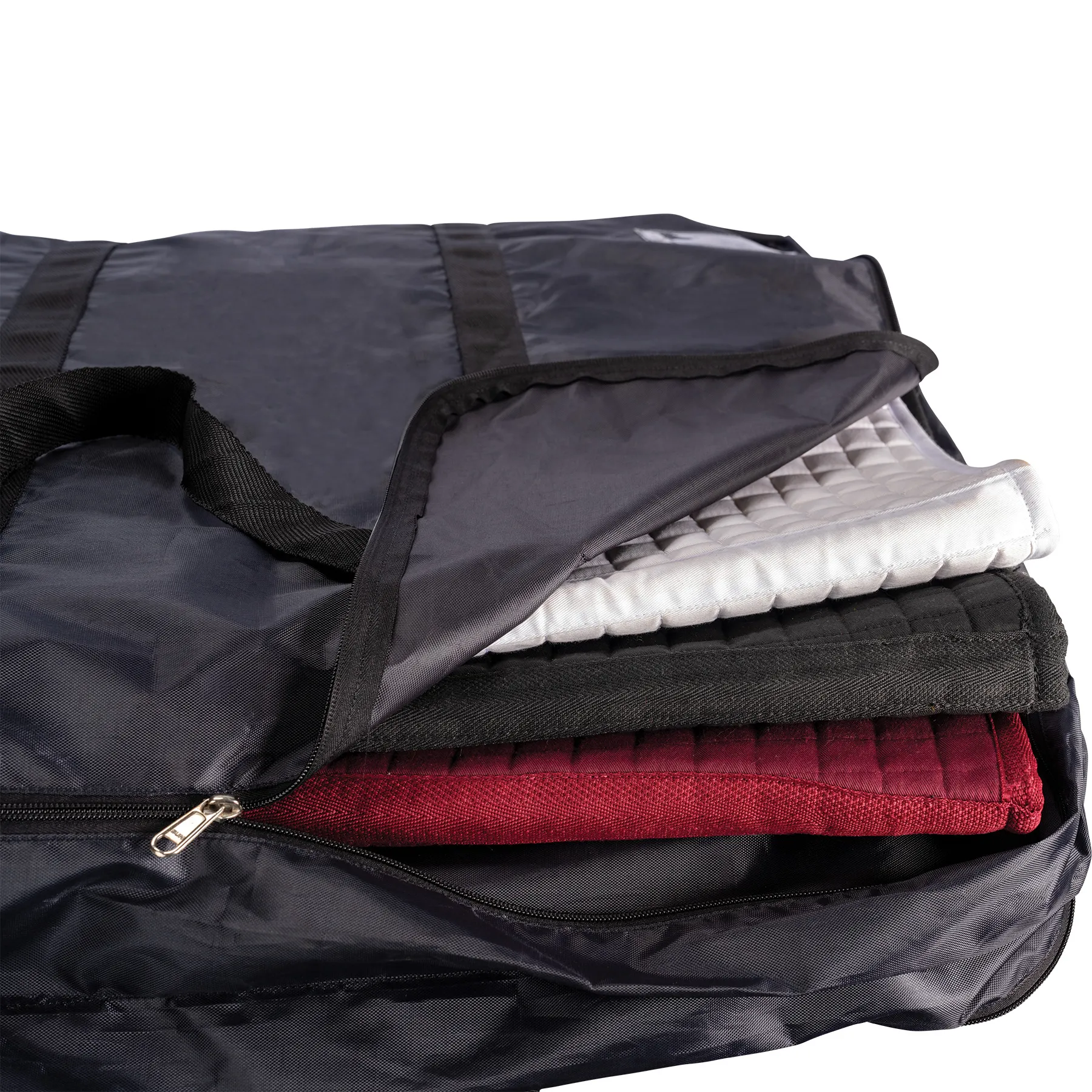 Dura-Tech® Multi-Compartment English Saddle Pad Bag | Premium Equestrian Storage 4 Dura-Tech® Multi-Compartment English Saddle Pad Bag | Premium Equestrian Storage - Image 4