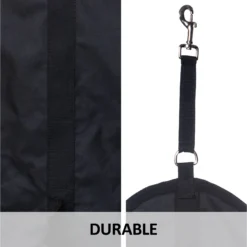 Dura-Tech® Scratchless Double Bucket Holder - Heavy Duty Feeding Solution for Horses -Schneiders Shop 43699 feature d overlay