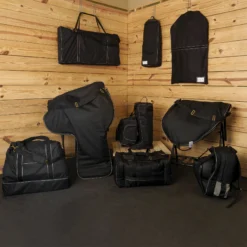 Dura-Tech® Victory Waterproof Equestrian Bag | Premium Garment Bag for Riders -Schneiders Shop 43804c black