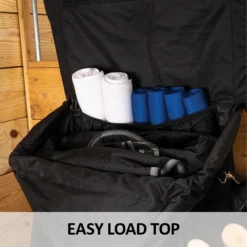 Dura-Tech® Framed Stall Front Bag | Premium Equestrian Stable Storage -Schneiders Shop 43863 feature b overlay