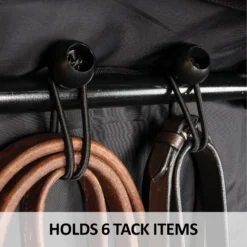 Dura-Tech® Extra Wide Secure Tack Rack Case - Premium Equestrian Bridle and Halter Bag -Schneiders Shop 43949 feature b overlay