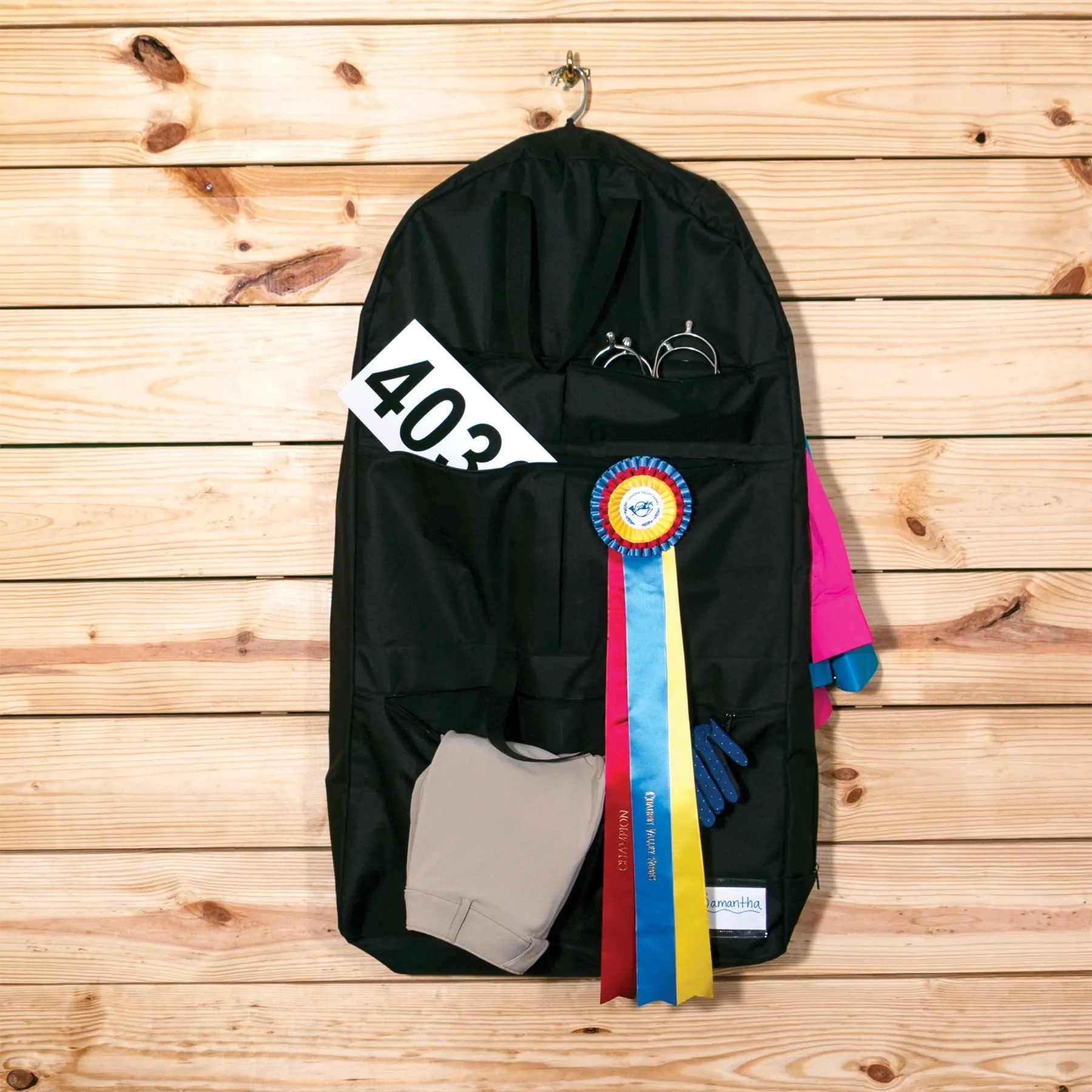 Dura-Tech® Show Ready 5-Pocket Equestrian Garment Bag for Event Storage 2 Dura-Tech® Show Ready 5-Pocket Equestrian Garment Bag for Event Storage - Image 2