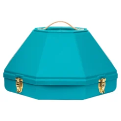 Schneiders® Large Western Hat Can - Premium Cowboy Hat Case for Equestrian Enthusiasts -Schneiders Shop 44226 teal