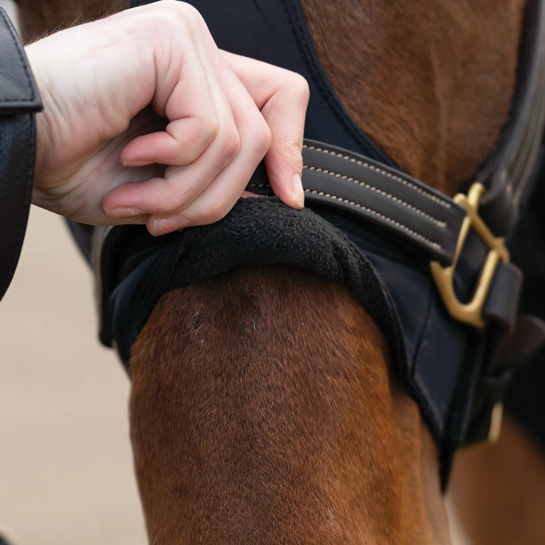 UltraFlex® Shoulder Ease Lycra Horse Slicker Hood - Premium Fit & Comfort for Your Horse 8 UltraFlex® Shoulder Ease Lycra Horse Slicker Hood - Premium Fit & Comfort for Your Horse - Image 8