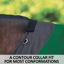 StormShield® Contour Collar SilverTek™ 220g Medium Weight Waterproof Horse Turnout Blanket -Schneiders Shop 44658 feature b overlay