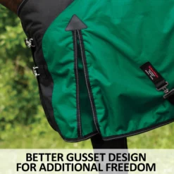 StormShield® Contour Collar SilverTek™ 220g Medium Weight Waterproof Horse Turnout Blanket -Schneiders Shop 44658 feature h overlay