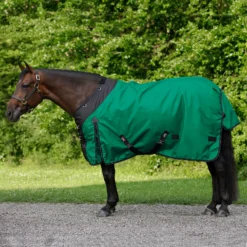 StormShield® Contour Collar SilverTek™ 220g Medium Weight Waterproof Horse Turnout Blanket -Schneiders Shop 44658 green