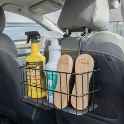 Easy-Up® Car Headrest Basket - Organise Your Horse Grooming Gear On-The-Go -Schneiders Shop 44696 alt b