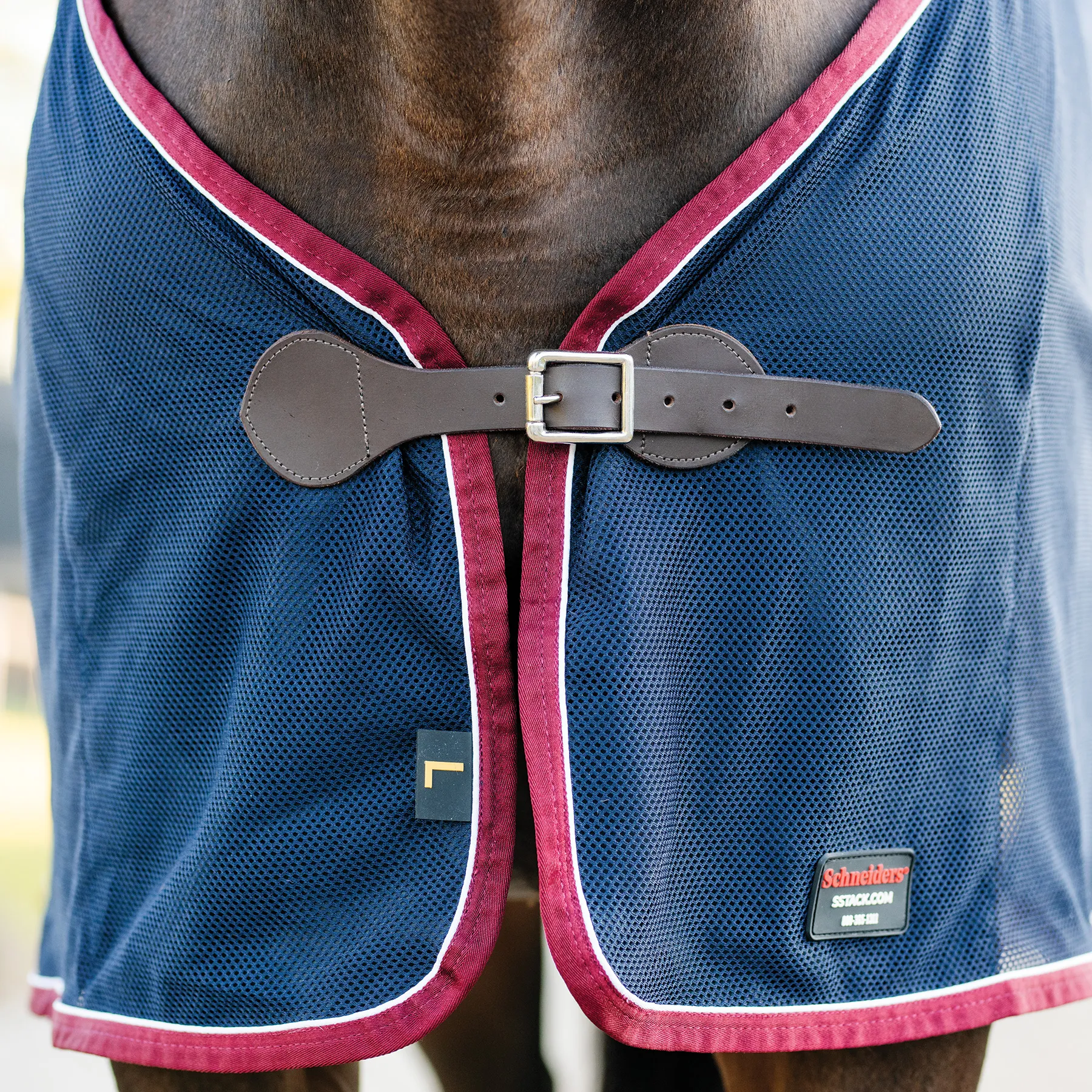 Schneiders® Award Horse Scrim Sheet | Premium Horse Cooler Blanket for Show & Training 2 Schneiders® Award Horse Scrim Sheet | Premium Horse Cooler Blanket for Show & Training - Image 2