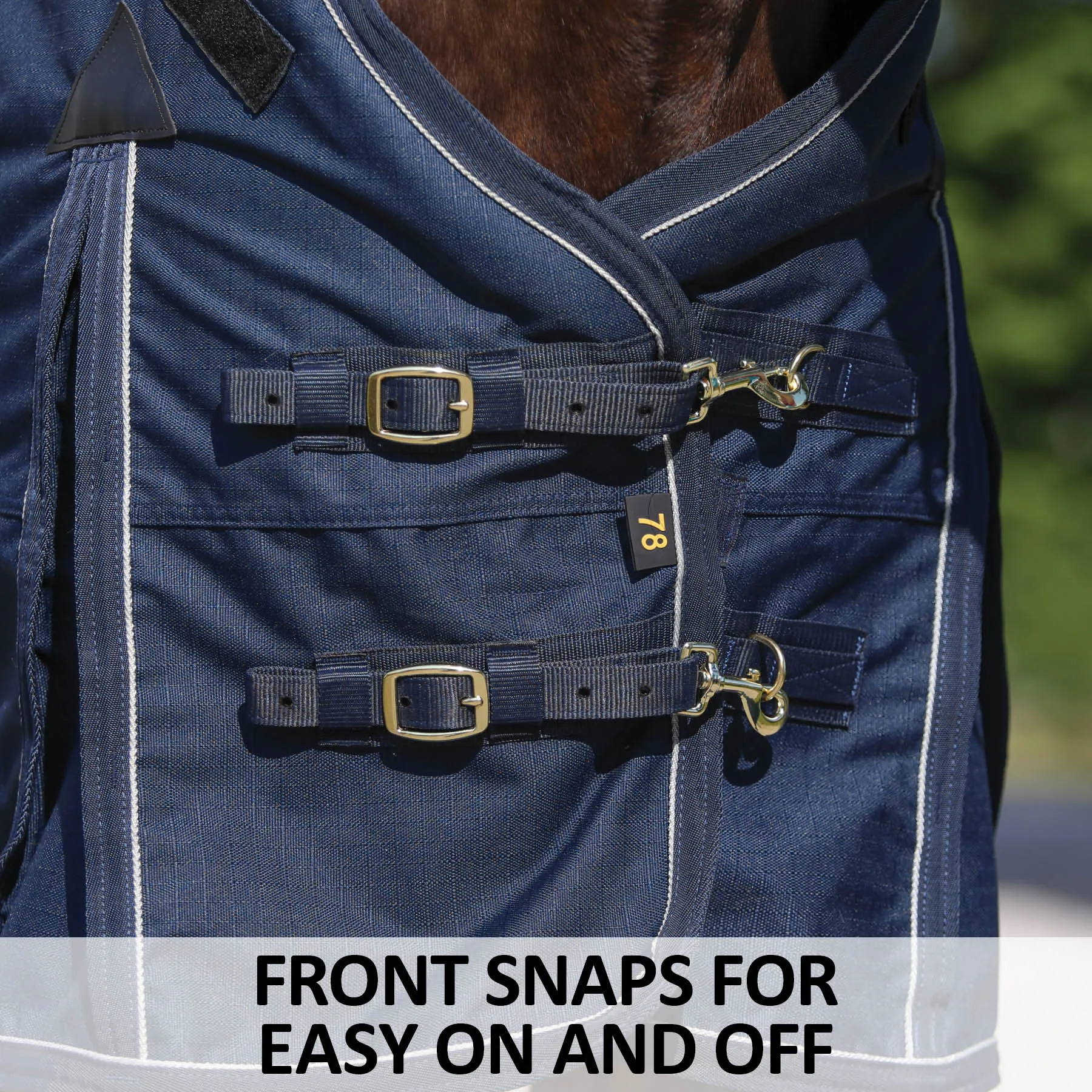 ARMORFlex® Challenger Senior VTEK® Wither Relief Adjusta-Fit® Waterproof Horse Turnout Blanket 9 ARMORFlex® Challenger Senior VTEK® Wither Relief Adjusta-Fit® Waterproof Horse Turnout Blanket - Image 9