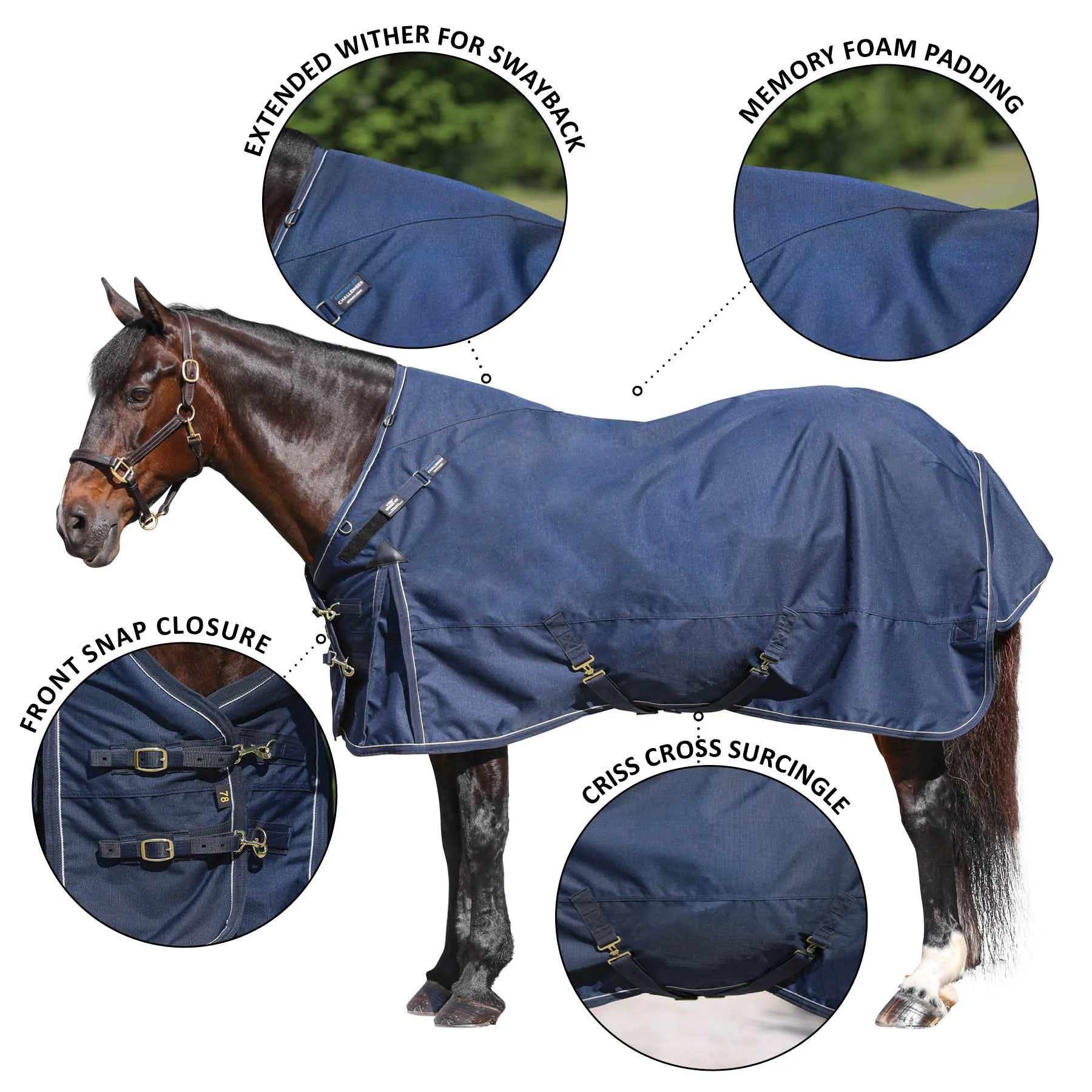 ARMORFlex® Challenger Senior VTEK® Wither Relief Adjusta-Fit® Waterproof Horse Turnout Blanket 1 ARMORFlex® Challenger Senior VTEK® Wither Relief Adjusta-Fit® Waterproof Horse Turnout Blanket